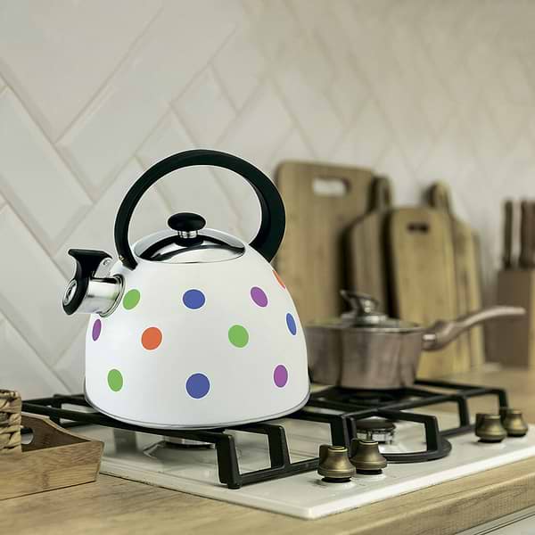 Фото - Уцінка - Чайник металевий Gusto GT-1415-20 Веселі горохи