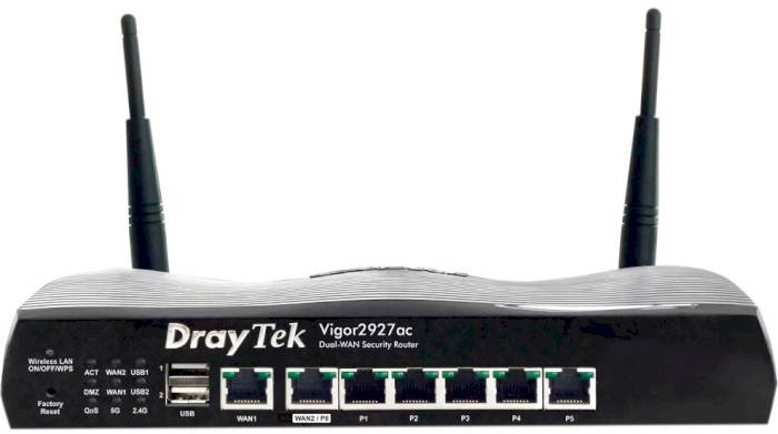 Маршрутизатор интернет WiFi5 DrayTek Vigor2927ac - Фото 1