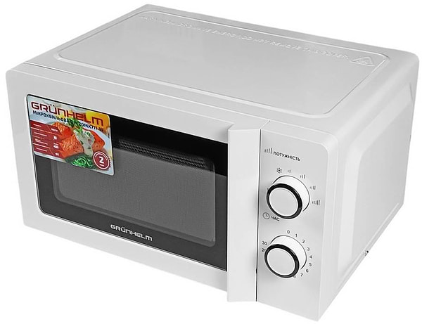 Фото - Мікрохвильова піч (НВЧ) Grunhelm 20MX711-W White