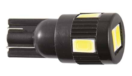 Автолампа Winso 12V SMD T10 W2.1x9.5d 6LEDS 5630 white 10 шт.уп. (127330)