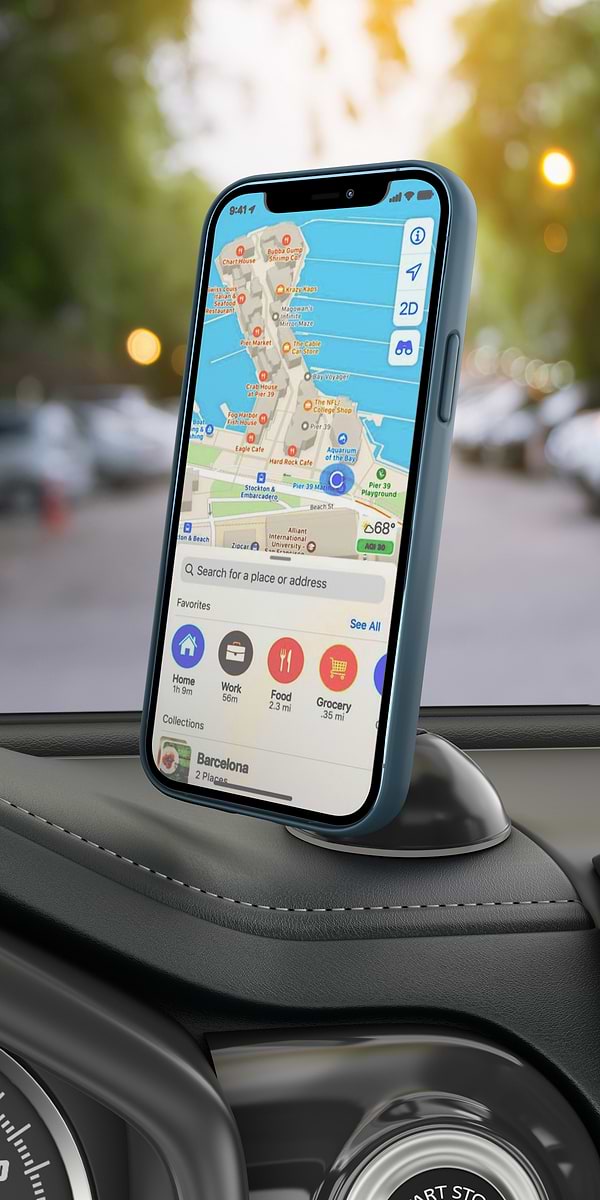 Фото - Автотримач Luxe Cube Black (4826668690010)