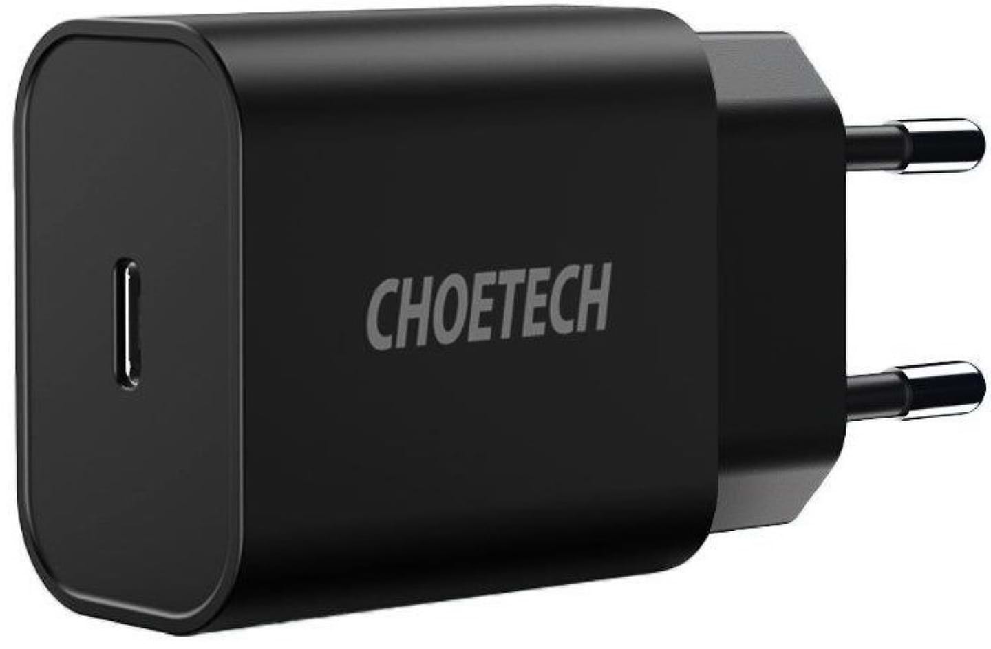 Сетевое зарядное устройство Choetech 1USBх3A Black (Q5004-EU)