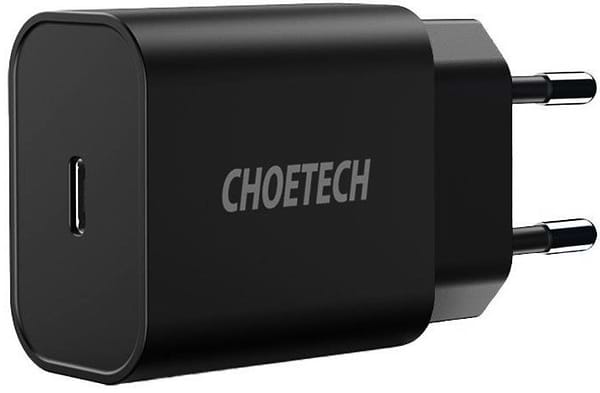 Фото - Мережевий зарядний пристрій Choetech 1USBх3A Black (Q5004-EU)