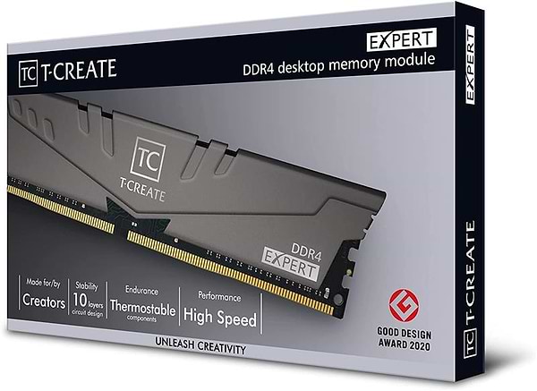 Фото - Память DDR Team DDR4 2x8GB/3200 T-Create Expert Gray (TTCED416G3200HC16FDC01)