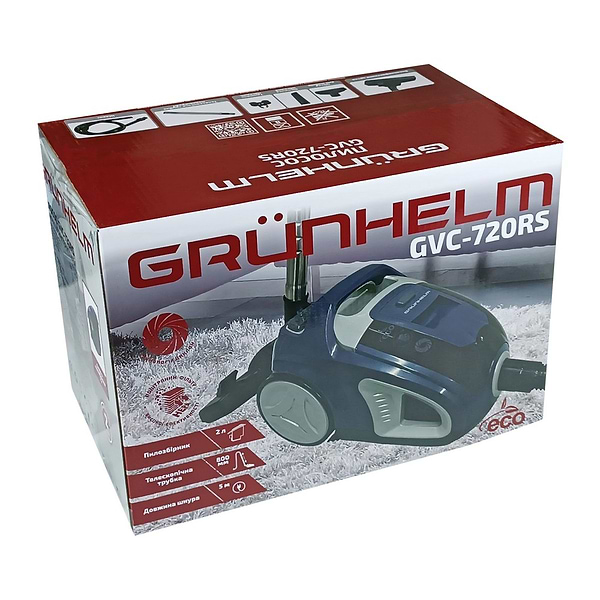 Фото - Пилосос для сухого прибирання без мішка Grunhelm GVC-720RS