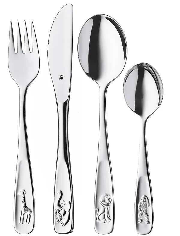 Фото - Набір столових приборів WMF 1280056040 ANIMALS 4 пр. Фото - Набір столових приборів WMF 1280056040 ANIMALS 4 пр.