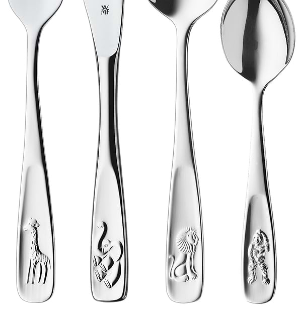 Фото - Набір столових приборів WMF 1280056040 ANIMALS 4 пр.