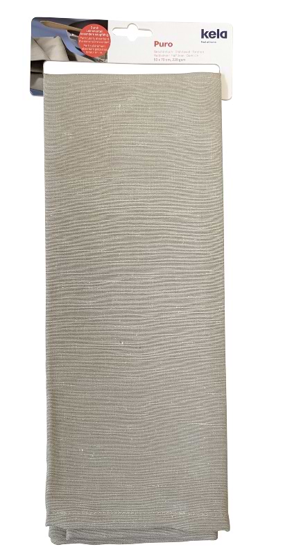 Фото - Рушник кухонний Kela Puro Beige (12813)