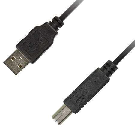 Кабель USB type A - USB type B Piko USB 2.0 AM-BM 3m Black (1283126473944)