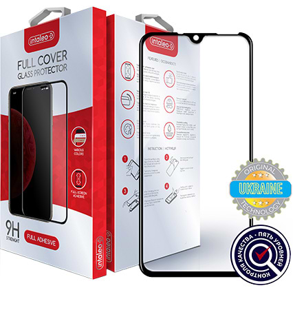 Захисне скло для смартфону Intaleo Full Glue for Xiaomi Mi 9 Black (1283126491689)