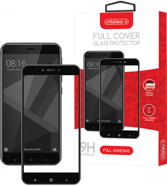 Захисне скло для смартфону Intaleo Xiaomi Redmi 7A Full Glue Black (1283126493966)