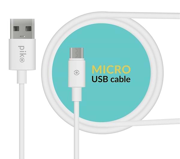 Фото - Кабель синхронізації даних Piko CB-UM11 USB-microUSB 1.2m White (1283126496172)