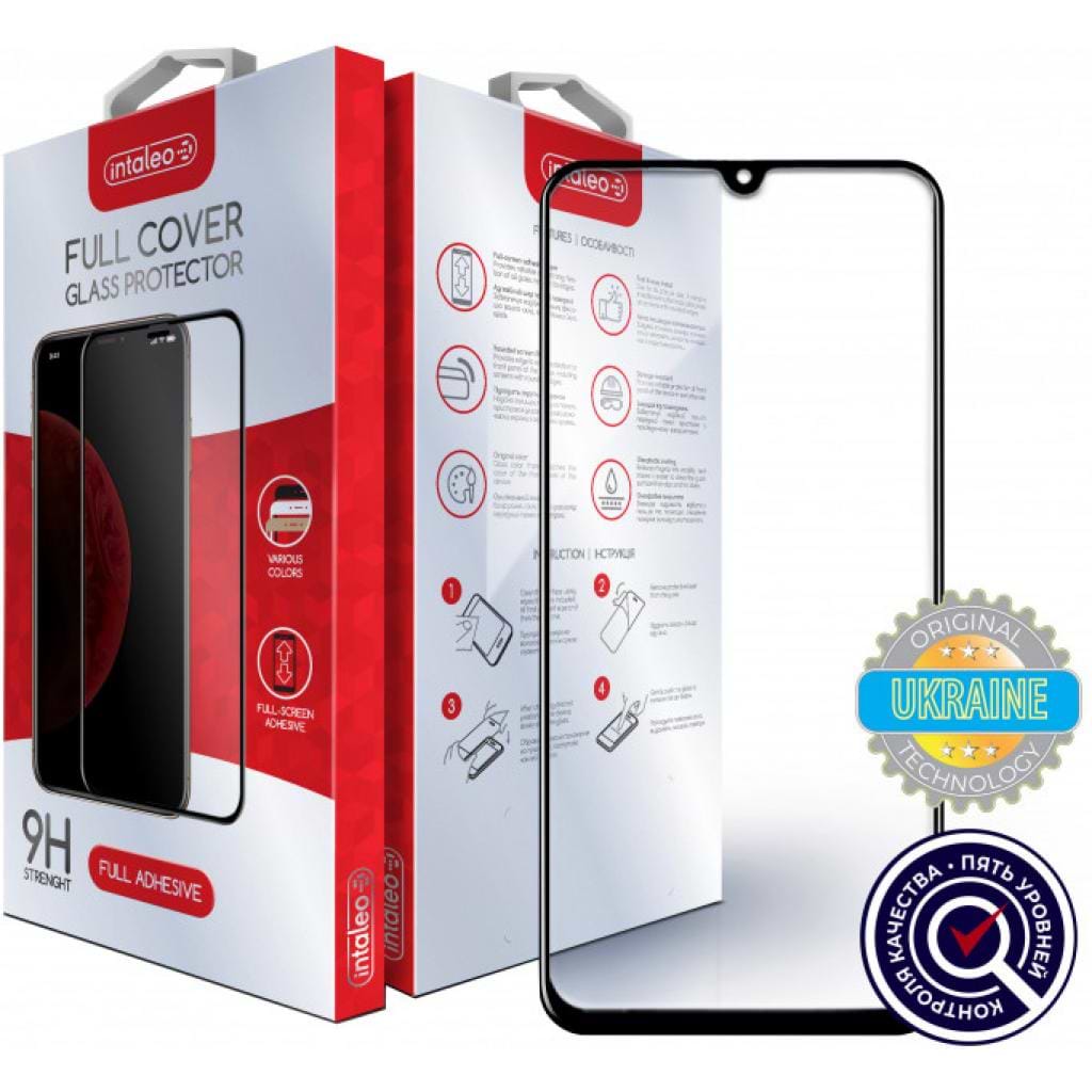 Защитное стекло для смартфона Intaleo Samsung Galaxy M31 SM-M315 Full Glue Black (1283126497452)