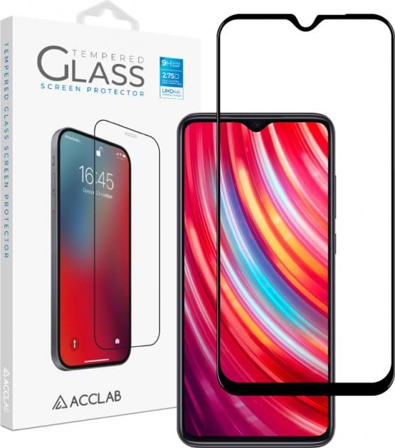 Защитное стекло для смартфона ACCLAB Full Glue for Xiaomi Redmi Note 8 Pro Black (1283126508769) - Фото 1