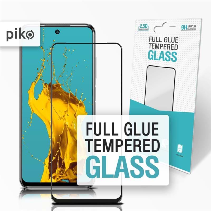 Захисне скло для смартфону Piko for Oppo A74 Black Full Glue, 0.3mm, 2.5D (1283126512735)