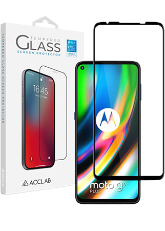 Защитное стекло для смартфона ACCLAB Full Glue for MOTO G9 Plus (1283126516214)