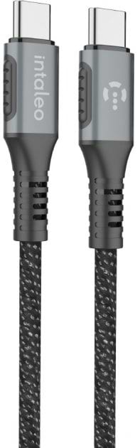 Кабель синхронізації даних Intaleo USB Type-C-USB CBGPD60WTT2 2m Grey (1283126518102)