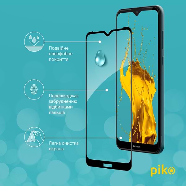 Фото - Захисне скло для смартфону Piko Full Glue for Nokia C30 4G (1283126528835)