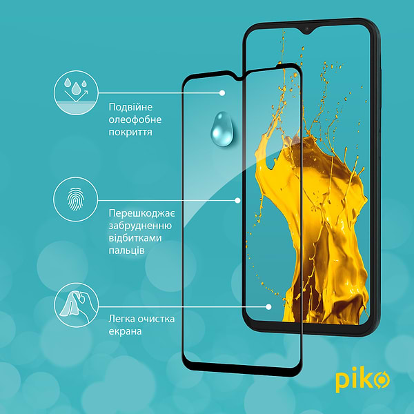 Фото - Защитное стекло для смартфона Piko Full Glue for Samsung M13 (1283126544965)
