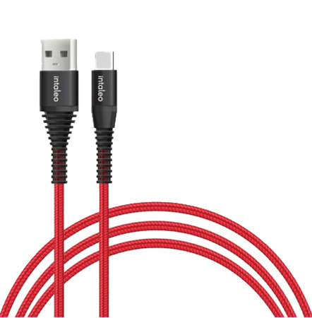 Кабель синхронізації даних Intaleo CBRNYT1 USB Type-C 1,2m Red (1283126559464)