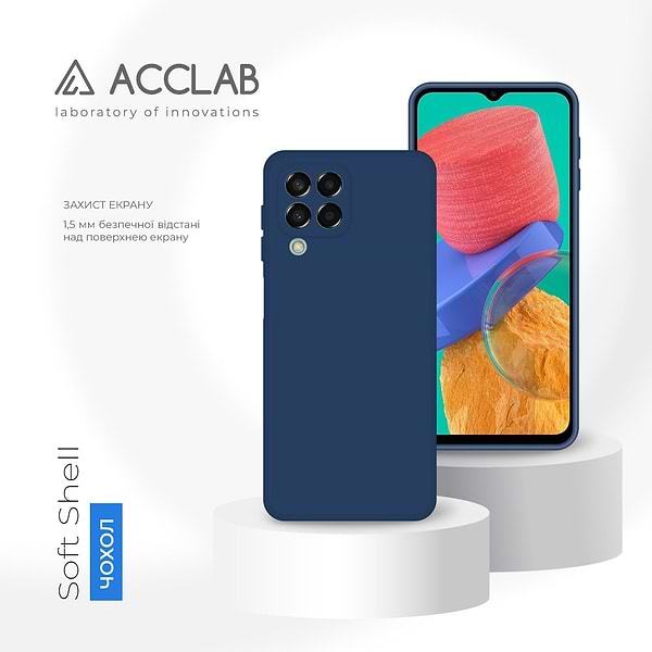 Фото - Чехол для смартфона ACCLAB SoftShell for Samsung Galaxy M33 5G Blue (1283126567728)