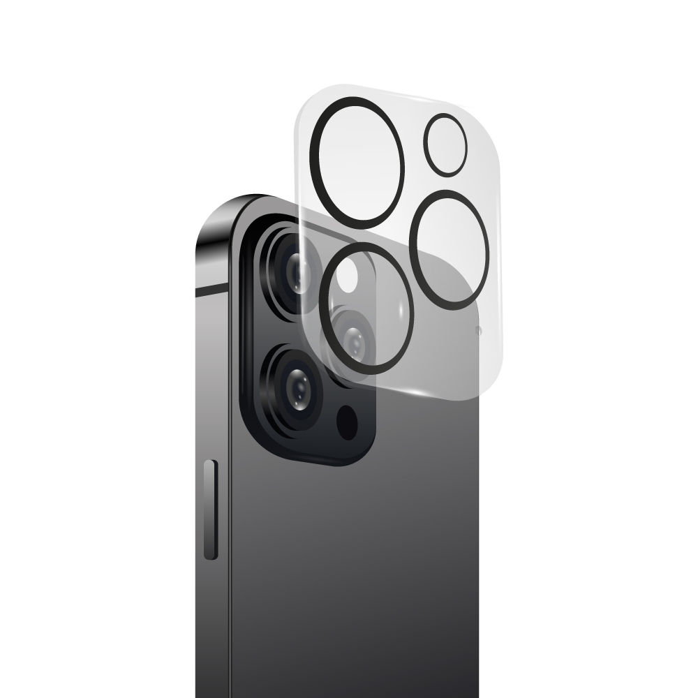 Защитное стекло для смартфона Intaleo Camera Lens for Apple iPhone 14 Pro/14 Pro Max Black (1283126576836)