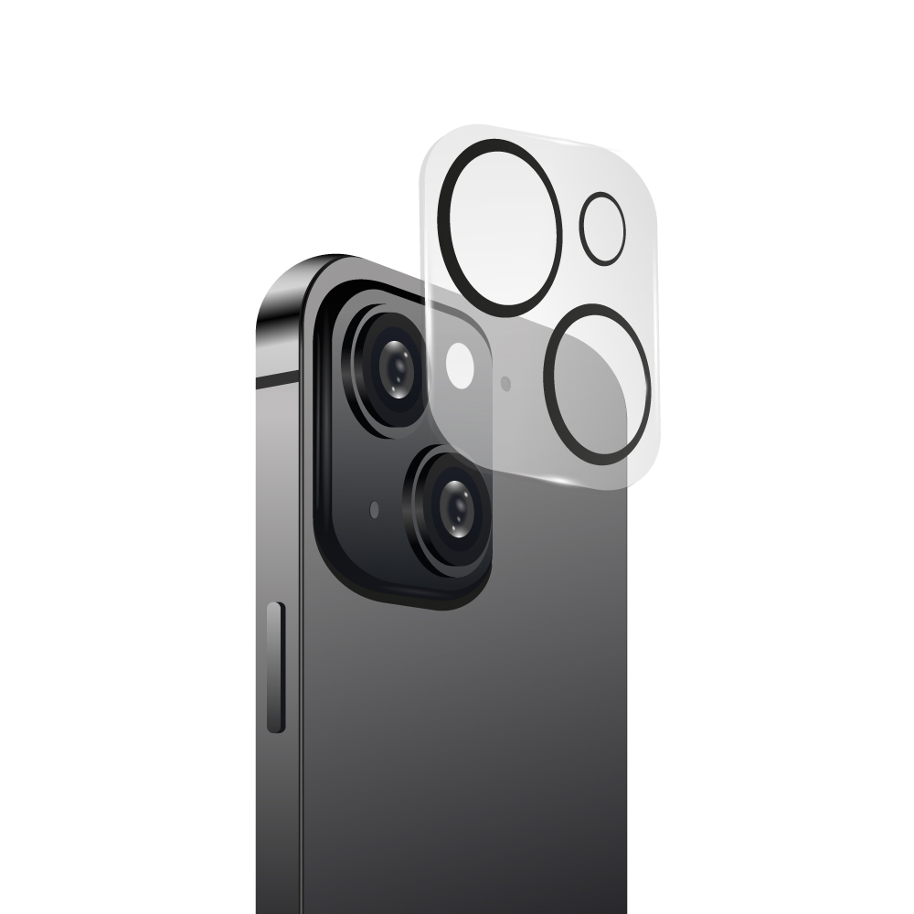Захисне скло для смартфону Intaleo Camera Lens for Apple iPhone 14/14 Plus Black (1283126576843)