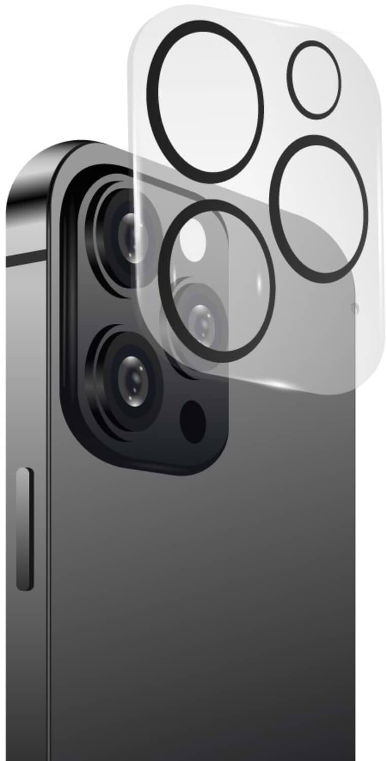Защитное стекло для смартфона Intaleo Camera Lens for Apple iPhone 15 Pro/15 Pro Max Black (1283126576867)
