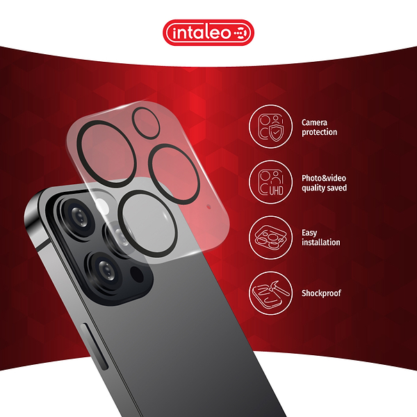 Фото - Защитное стекло для смартфона Intaleo Camera Lens for Apple iPhone 15 Pro/15 Pro Max Black (1283126576867)