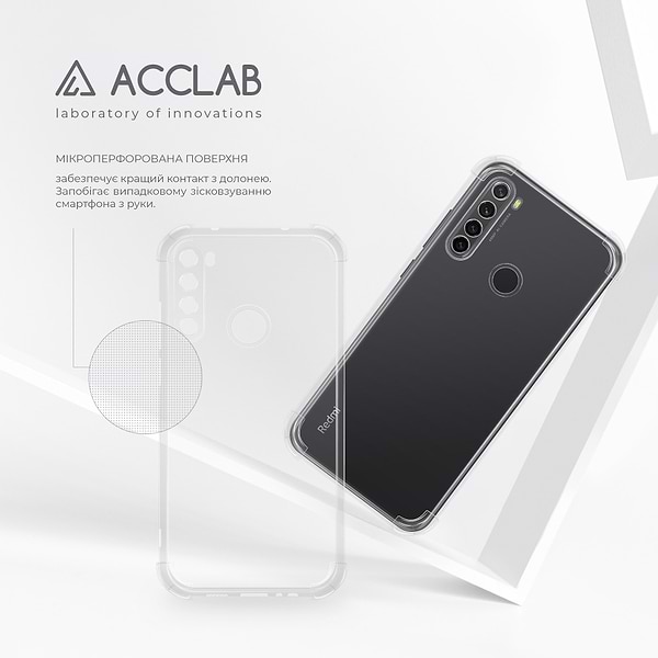 Фото - Чохол для смартфону ACCLAB Shockproof for Xiaomi Redmi Note 8 (1283126554162)