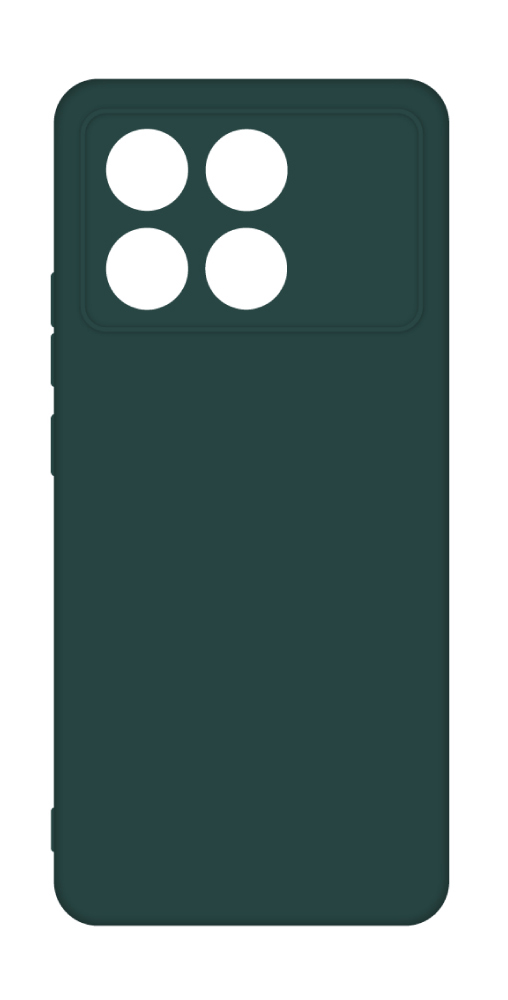 Чохол для смартфону Intaleo Silicone Case for Xiaomi Poco X6 Pro Dark Green (1283126600494)