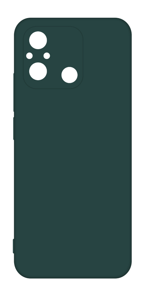 Чохол для смартфону Intaleo Silicone Case for Xiaomi Redmi 12C Dark Green (1283126600661)