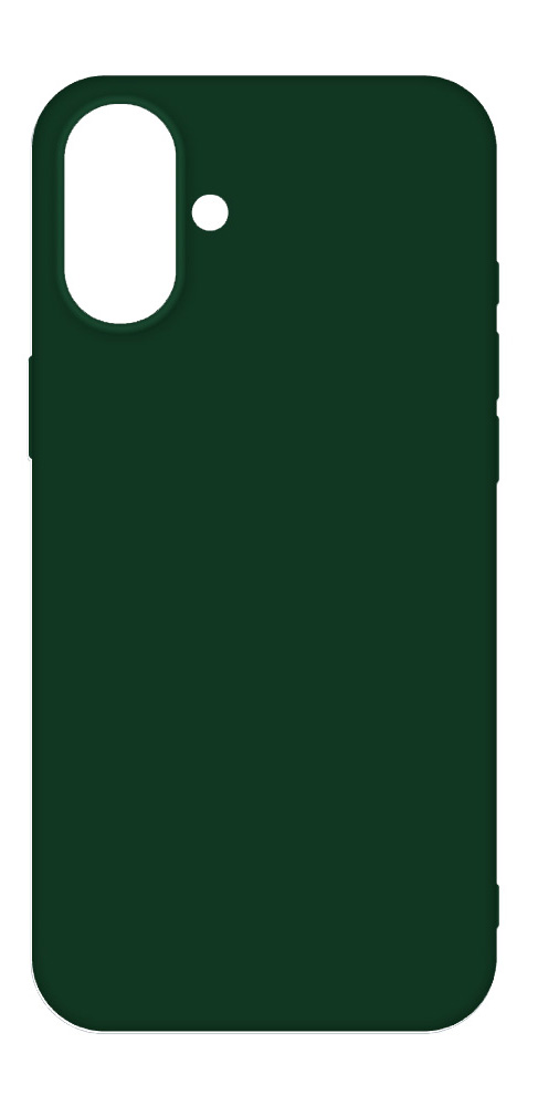 Чохол для смартфону Intaleo SoftShell for Apple iPhone 16 Plus Dark Green (1283126609237)