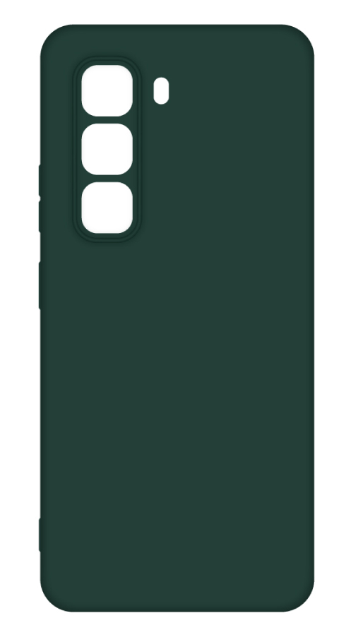 Чохол для смартфону Intaleo Silicone Case for Infinix Hot 50 Pro Dark Green (1283126616587)