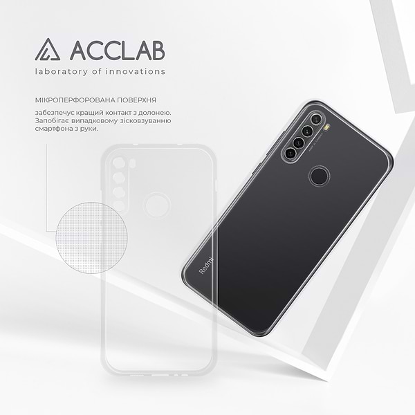 Фото - Чохол для смартфону ACCLAB Anti Dust for Xiaomi Redmi Note 8 (1283126553608)