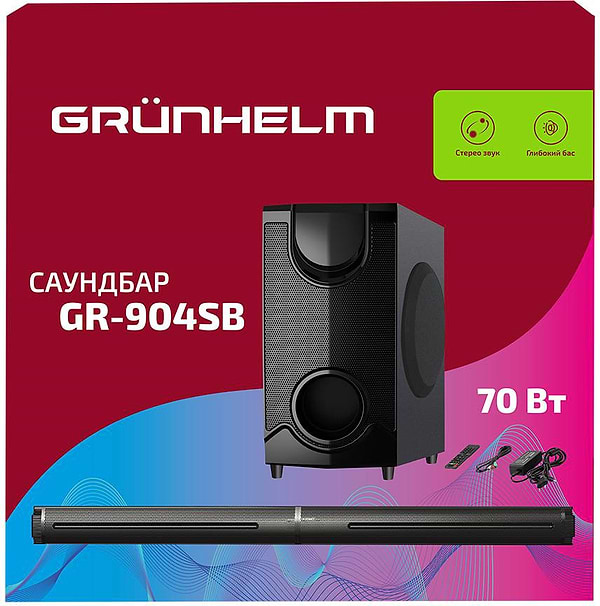 Фото - Уцінка - Саундбар Grunhelm GR-904SB
