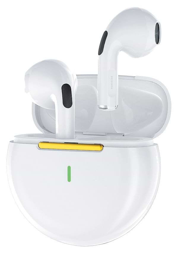 Фото - Уценка - Наушники вкладыши беспроводные TWS Luxe Cube Pro 6 White (4826668690034)