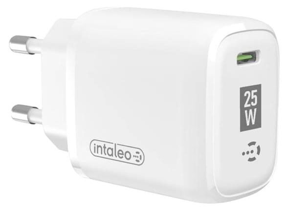 Сетевое зарядное устройство Intaleo TCGQPD125 (1USBx3A) White (1283126538827) - Фото 1