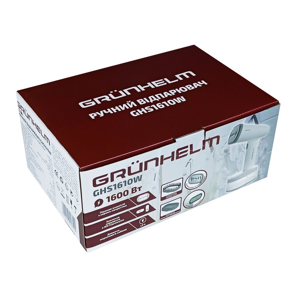 Фото - Вертикальный отпариватель ручной Grunhelm GHS1610W