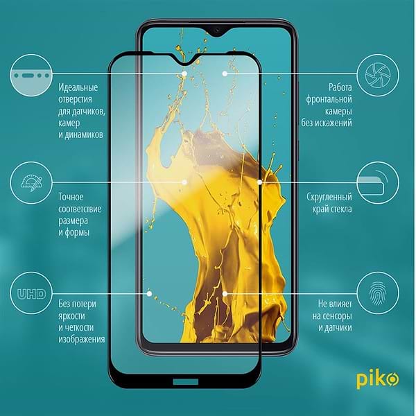 Фото - Захисне скло для смартфону Piko Xiaomi Redmi Note 8T Black Full Glue 0.3mm 2.5D (1283126496547)
