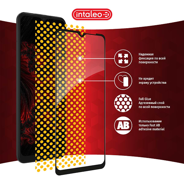 Фото - Защитное стекло для смартфона Intaleo Full Glue for Samsung A03 Core (1283126519123)