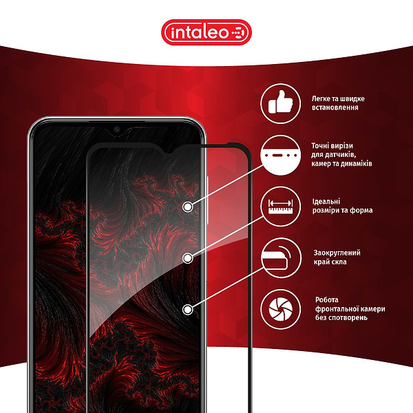 Фото - Защитное стекло для смартфона Intaleo Full Glue for Samsung M33 5G (1283126522598)