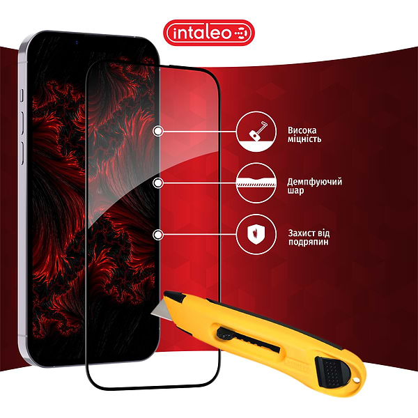 Фото - Захисне скло для смартфону Intaleo Full Glue for Apple iPhone 14 Pro (1283126542084)