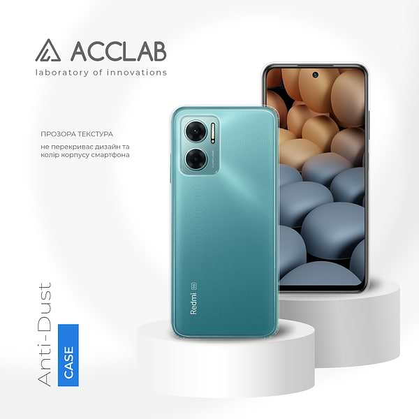 Фото - Чохол для смартфону ACCLAB Anti Dust for Xiaomi Redmi 10 5G (1283126553479)