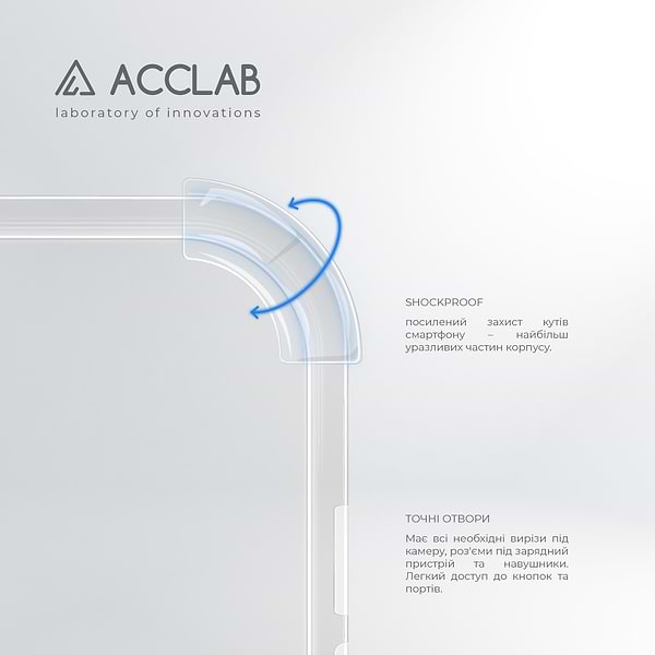 Фото - Чохол для смартфону ACCLAB Shockproof for Tecno Spark Go (1283126554001)