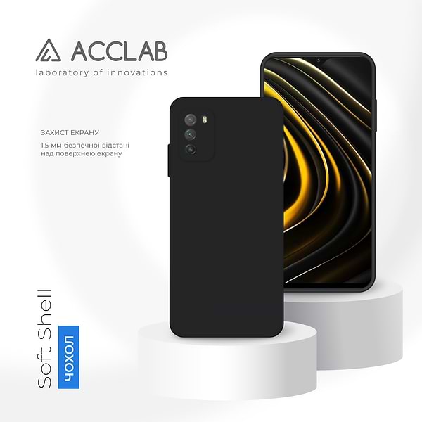 Фото - Чохол для смартфону ACCLAB SoftShell for Xiaomi Poco M3 (1283126561474)