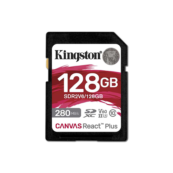 Фото - Карта памяти Kingston SD 128GB C10 UHS-II U3 R280/W100MB/s (SDR2V6/128GB)