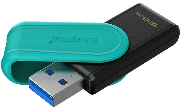 Фото - Флеш USB Kingston DataTraveler Exodia S 128 ГБ Black + Turquoise (DTXS/128GB)