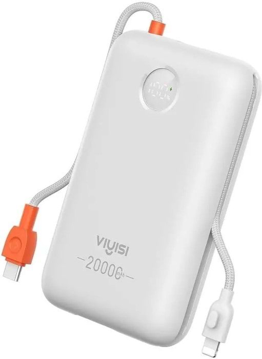 Купити Батарея мобільна VIYISI G2068 20000mAh 30W (X0020VJ17D) White - Фото 1 Батарея мобільна VIYISI G2068 20000mAh 30W (X0020VJ17D) White - Фото 1