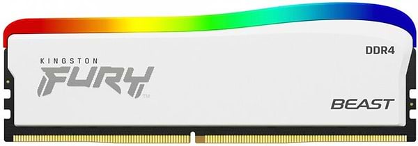 Фото - Уценка - Память DDR Kingston DDR4 16GB 3600 MHz Fury Beast White RGB (KF436C18BWA/16)